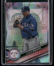 Kumar Rocker 2022 Bowman's Best Top Prospects Base Aqua Lava #TP-10 /199