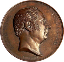 1852  Pierre Théodore Verhaegen Medal (05721)