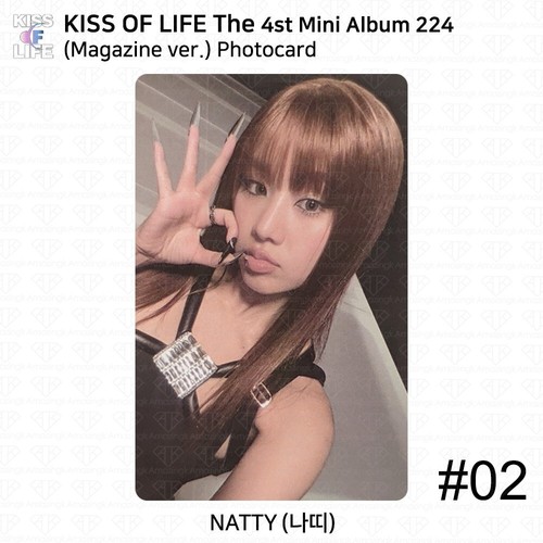 KISS OF LIFE 4th Mini Album 224 Magazine Keychain Digipack Official Photocard - Picture 7 of 63