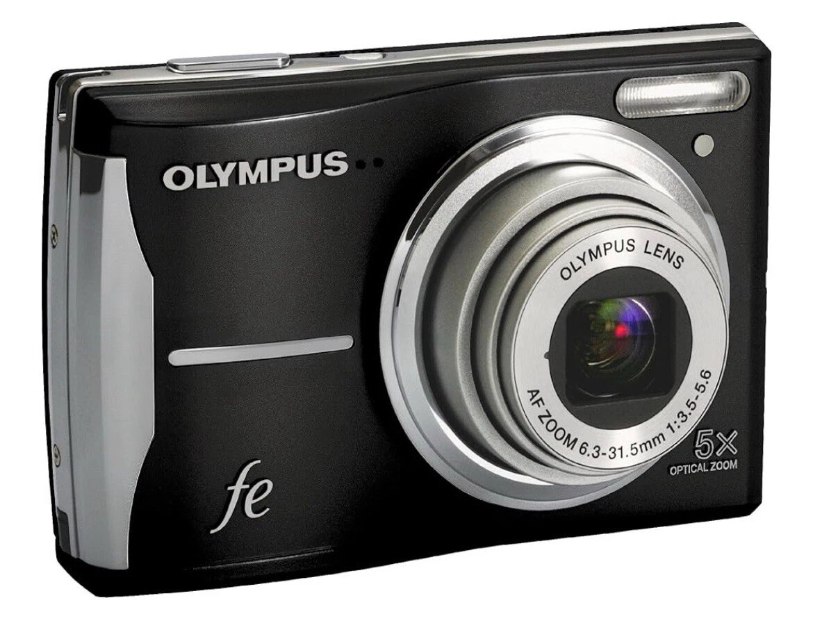 Olympus FE Model FE-46 LCD Digital Camera Black 6.3-31.5mm