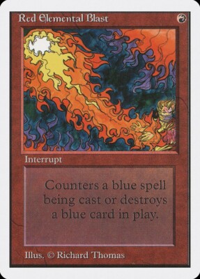 Red Elemental Blast engl. near mint Revised Edition