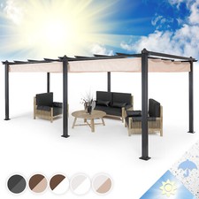 Gazebo 3x6 m Tenda da Giardino Pop-up Impermeabile Stabile Pergola Protezione UV Tetto 