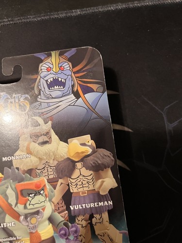 Thundercats Classic Minimates Set #2 Slithe, Monkian, Jackalman e Vultureman - Foto 8 di 10