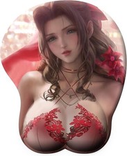 3D Anime Wrist Support Mousepad Silicone Breast Mouse Pads Soft Wrist Rest Carto