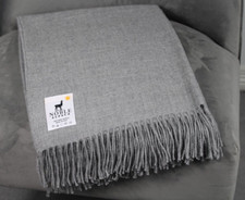 Baby Alpaca Wool Blanket 51" W x 72" L 100 Baby Alpaca