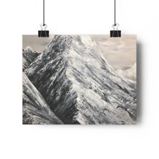 Gicl e Art Print, Mountain Art Print, Cabin Art, Rustic Art, Mountain Painting