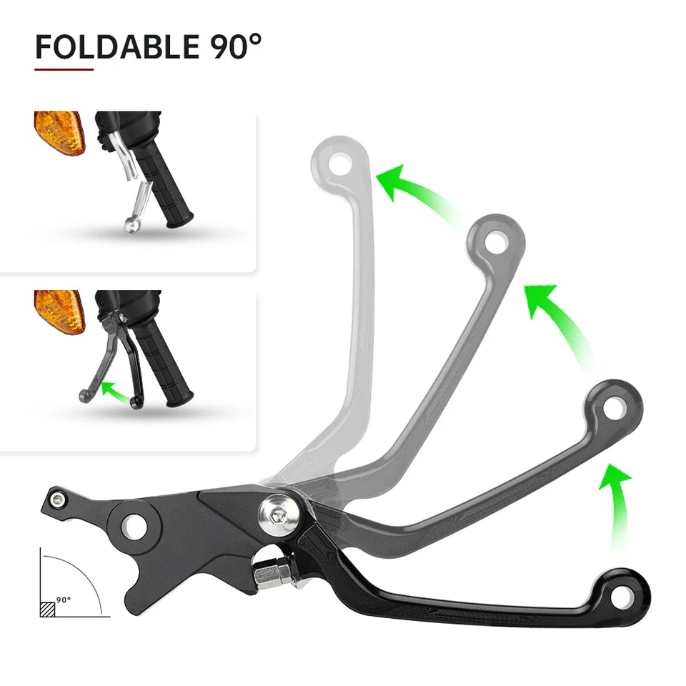 Kit de palancas de freno y embrague pivote para SUZUKI DRZ400S DRZ400E CNC DRZ Foto 2 de 4