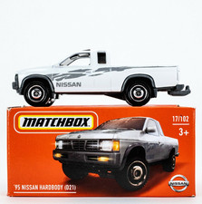 2022 Matchbox Power Grabs 17 '95 Nissan Hardbody D21 CLOUD WHITE FSB