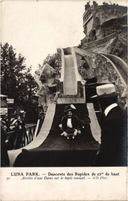 CPA PARIS 17. Luna Park Descente des Rapides ND Phot (1248979)