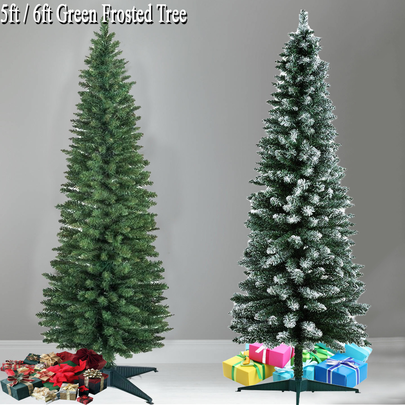 7 5ft Slim Minnesota Pine Artificial Christmas Tree Swift Pe Tips For Sale Ebay
