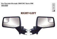 Pair Rightleft Side Mirror Power Heated For 2019 To 2025 Chevrolet Silverado