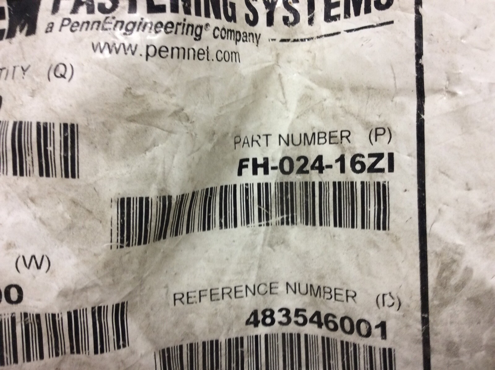 New Qty (100) PEM FH-024-16ZI Self Clinching Threaded Studs, 10-24 Threads