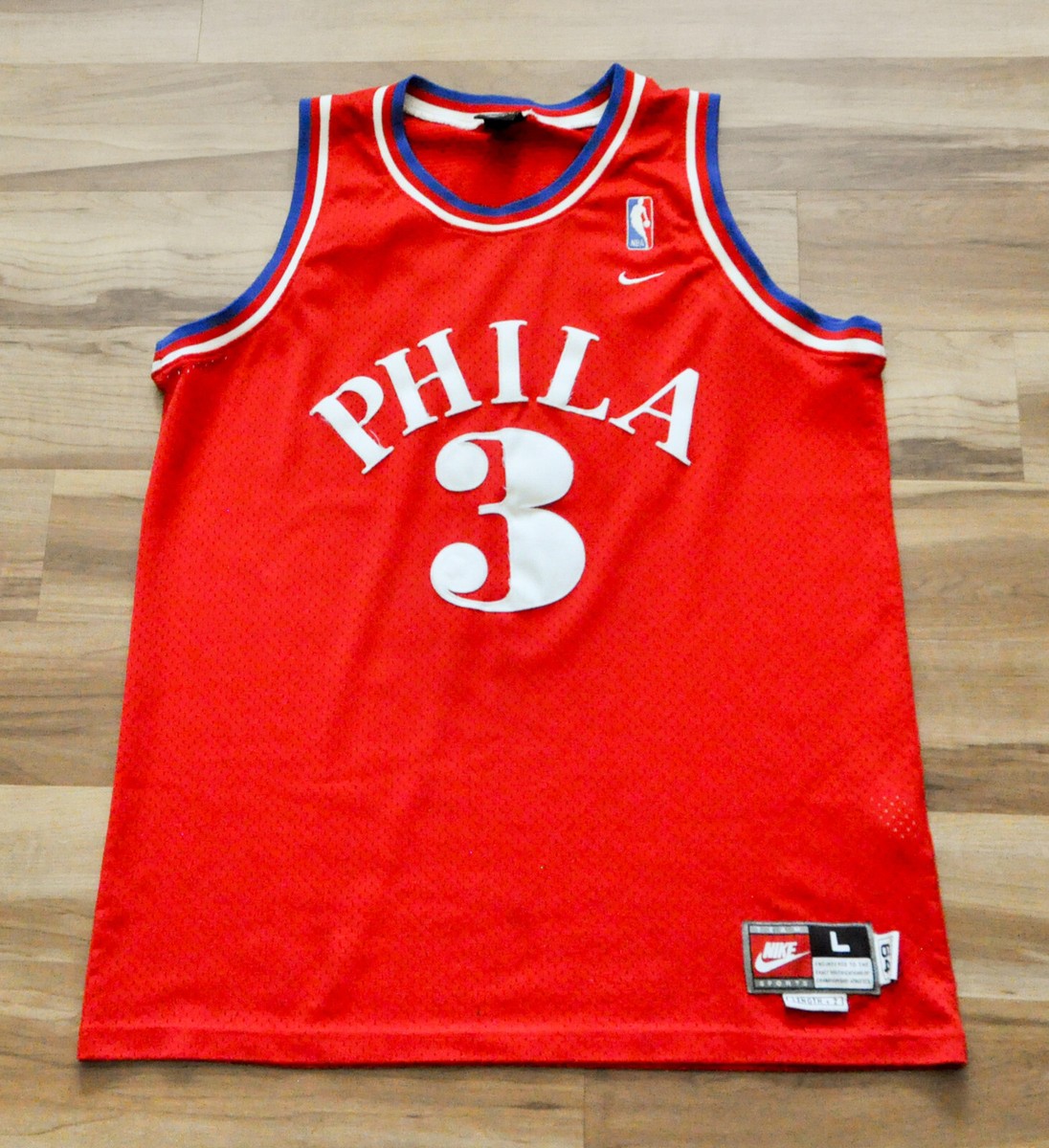 Allen Iverson Philadelphia 76ers Sixers Nike Jersey Swingman 1964