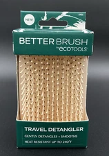 EcoTools Better Brush Travel Detangler-Bamboo Hair Brush-New!