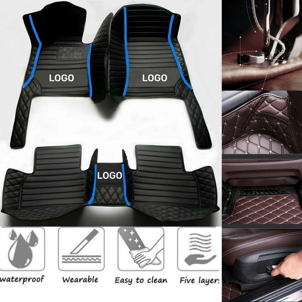 For Mercedes-Benz 1992-2025 S-Class Car Floor Mats Waterproof Auto Carpets - Изображение 2 из 4