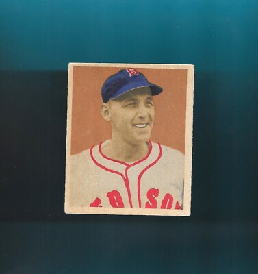 SHARP-NO CREASES! STAN SPENCE-Boston Red Sox! 1949 Bowman #102 Rookie No Name FT