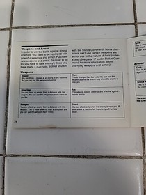 ULTIMA EXODUS : (NES , 1988) = **INSTRUCTION MANUAL ONLY **