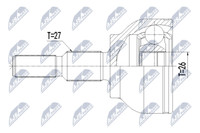 NPZ-FR-044 Nty Gelenksatz, Antriebswelle FüR Ford