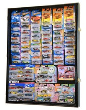 Hot Wheels Matchbox Model Cars Display Case Cabinet for cars in retail box -