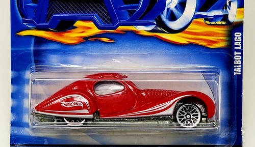 2001 Hot Wheels #173 TALBOT LAGO Red w/ALW Chrome Lace Spoke Wheels - Picture 2 of 6