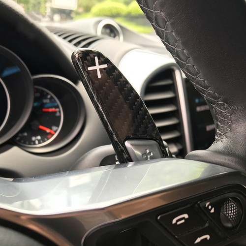 Black Car Steering Wheel Shift Paddle Extension For Porsche 911 918 Boxster ch - Picture 7 of 11