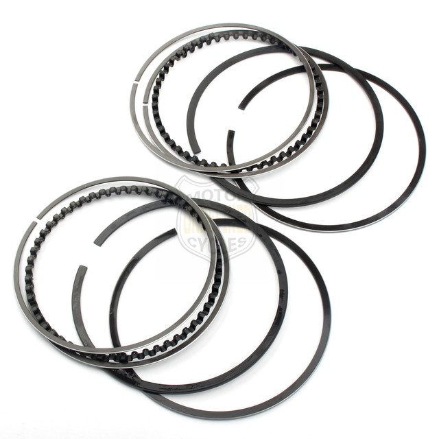 Cast Piston Rings Set Replacement 1200cc 1340cc Std For Harley Dyna