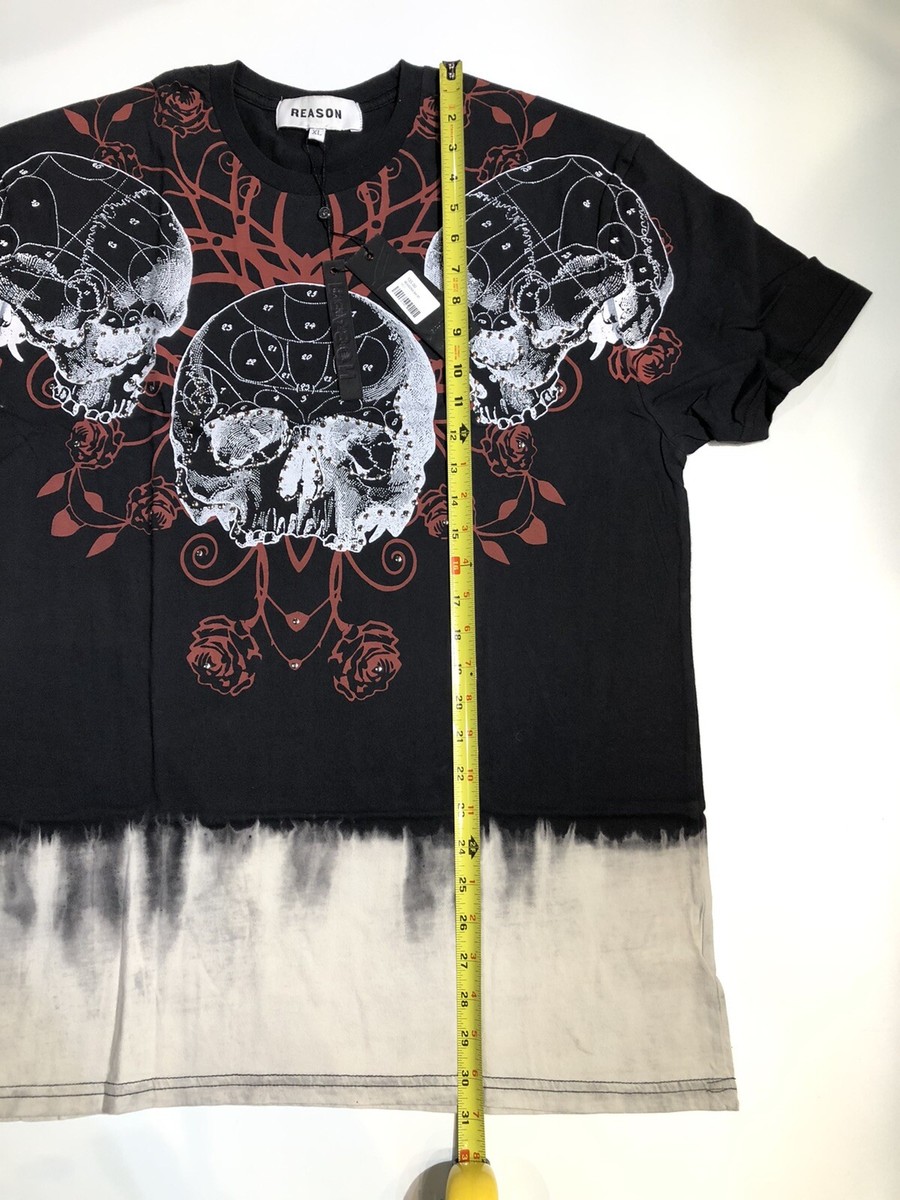 reason様 Reason Graphic Tee Black/Red/White Sz XL NWT 100% Authentic | eBay