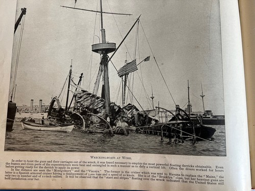 Images" USS MAINE SUNK In Havana Harbor " The American Navy Cuba & Hawaii 1898. - Picture 14 of 20