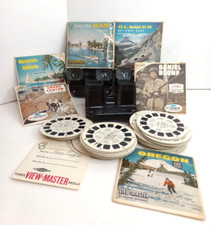 HUGE LOT Sawyer's View-Master 3 VIEWERS Plus 106 REELS DISNEY HAWAII MORE