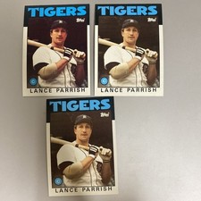 1986 Topps - Lance Parrish #740 (3) total cards