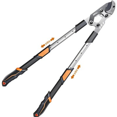 Teleskop-Astschere 70-90 cm, Teleskop-Astschneider mit rostfreien, beschichte...