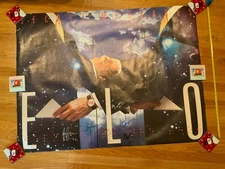 Jeff Lynne Electric Light Orchestra Band Signed Promo Poster Secret Messages ELO