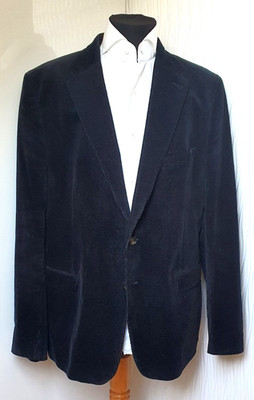 Gant Herren Cord Sakko Dunkelblau / Corduroy Blazer Navy 56