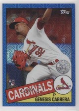 2020 Update Silver Pack 1985 Topps Chrome Baseball Blue /150 Genesis Cabrera 2f9