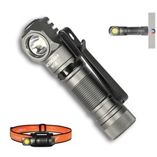 ACEBEAM H16 1000 High Lumens Rechargeable Led Headlamp Gray with Headband Kit