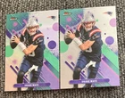 (2) 2025 TOPPS FINEST NFL DRAKE MAYE REFRACTOR SP + BASE 62 NEW ENGLAND PATRIOTS