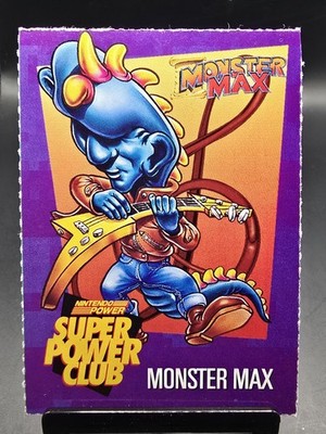 1992-95 Nintendo Super Power Club Monster Max (Blue Monster) #132