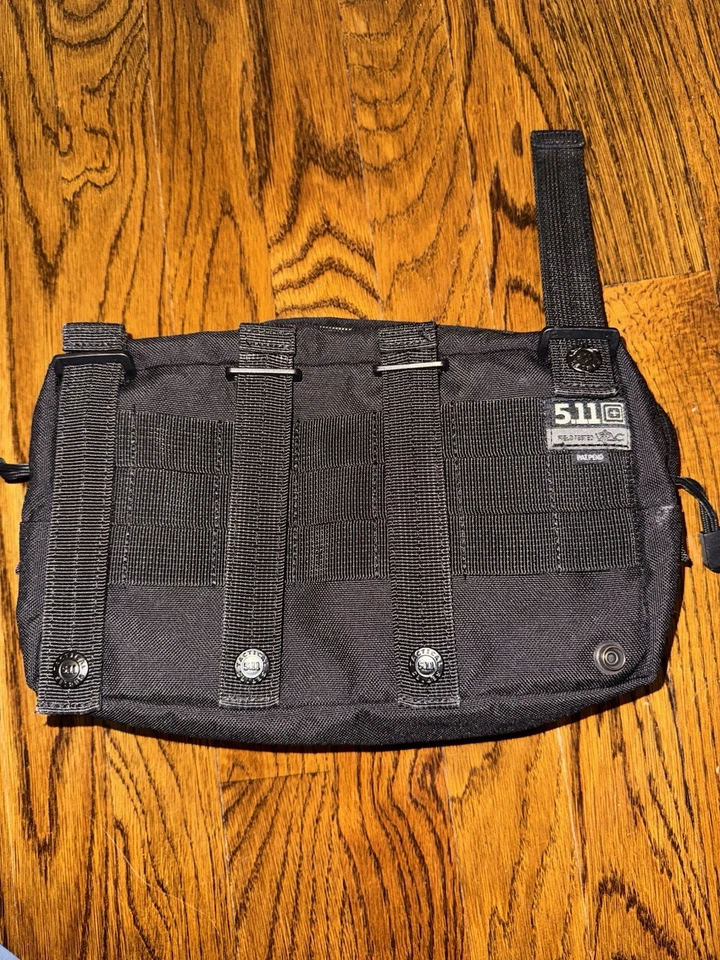 5.11 Tactical Pouch 8x11 Black w/ Bonus Protech Pouch 4x8 - Image 3 of 4