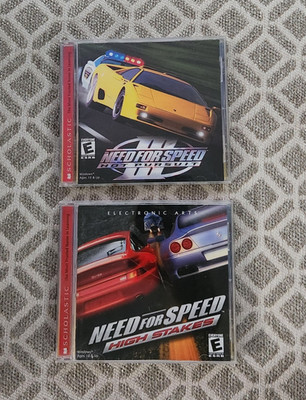 Electronic Arts EA Need for Speed Hot Pursuit III & High Stakes LOT for PC