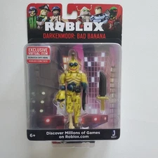 🍌 Roblox Darkenmoor Bad Banana Figure Sealed w/ Exclusive Virtual Item Code Jaz