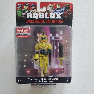   Roblox Darkenmoor Bad Banana Figure Sealed w/ Exclusive Virtual Item Code Jaz