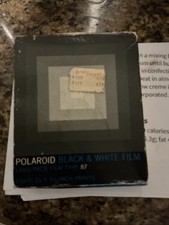 Polaroid Black  White Film Land Pack Type 87 Instant Expired June 1975