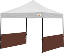 ABCCANOPY Half Walls for Pop Up Canopy Tent, 2 Packs, Brown brown 