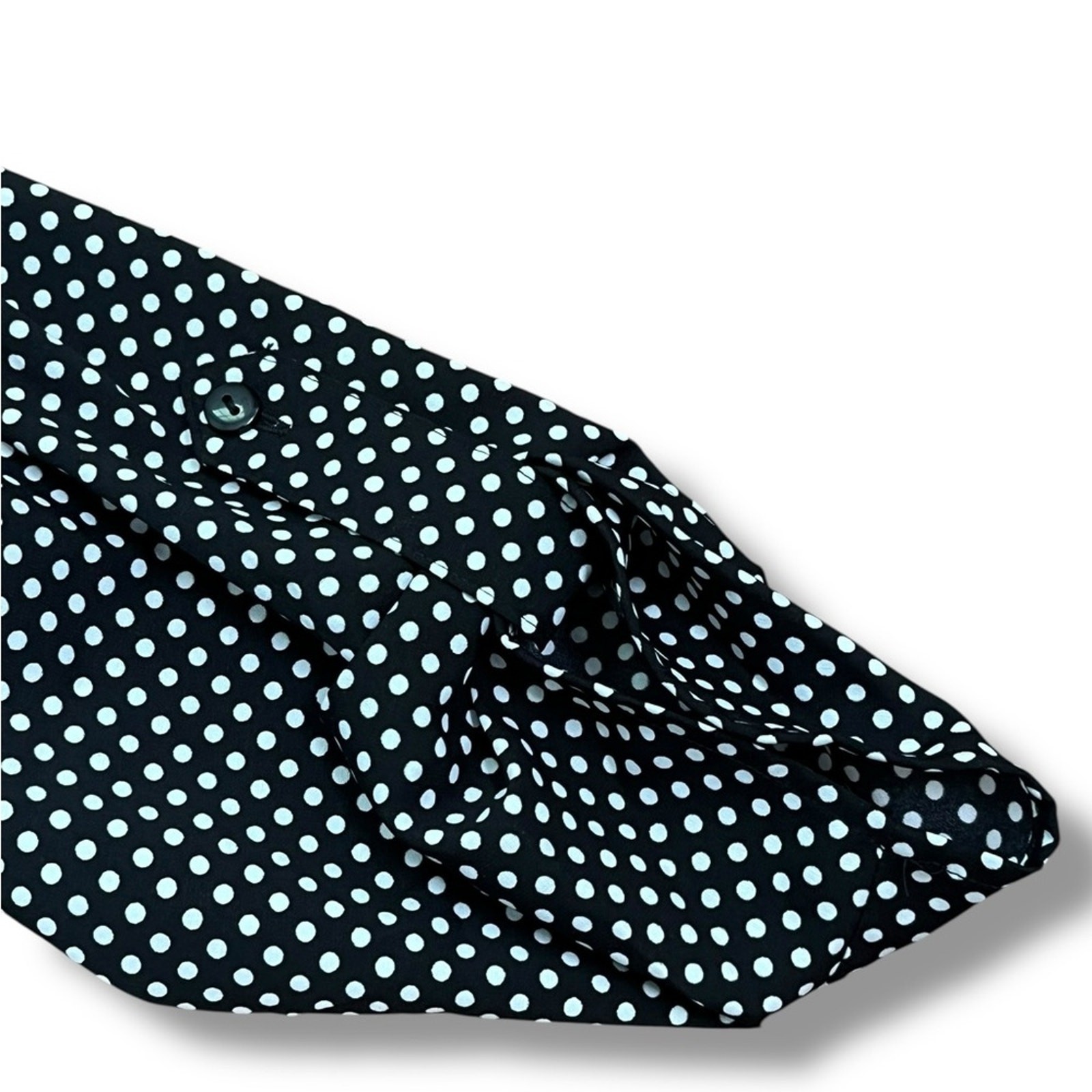 Notations Woman Plus Size button front polka dot … - image 3