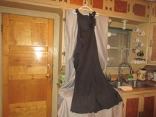 Kalinnu Women’s Black Off Shoulder Formal Long Maxi Dress Prom - Sz S - EUC