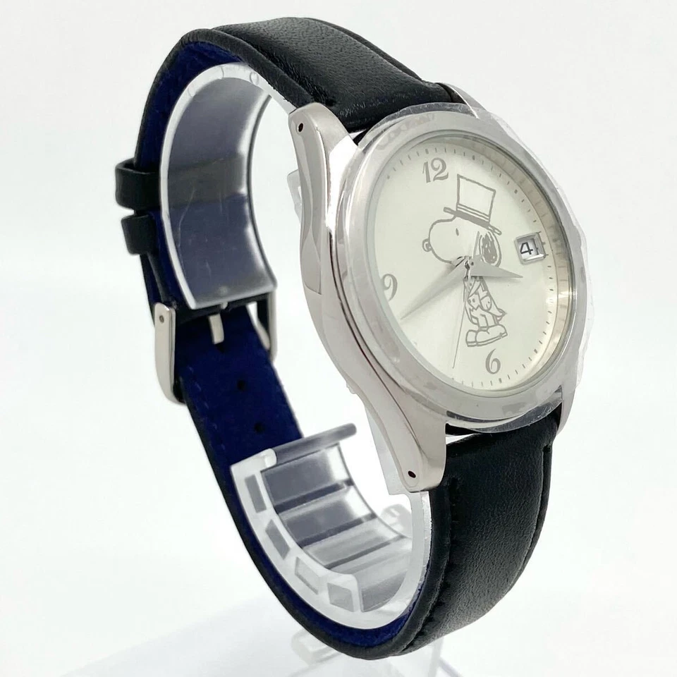 Snoopy x Imperial Hotel Limited Edition Automatic Men's Watch Silver Date - Image 3 of 4