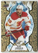 2021-22 Upper Deck Ice #63 Elias Lindholm Gold