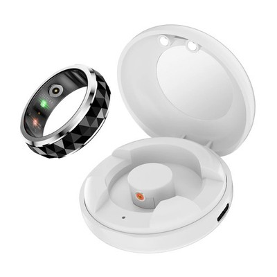 COLMI R11 Ceramic Smart Ring, Fidget Spinner Health Monitor 5ATM Waterproof