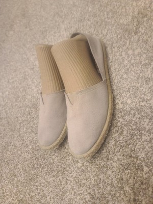 Bobs Suede Shoes Size 8.5W Espadrilles, Flats Extremely Comfortable Memory Foam
