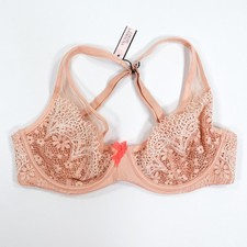 New Victoria's Secret Bra Size 34D Body by Victoria Unlined Demi Sheer Lace NWT